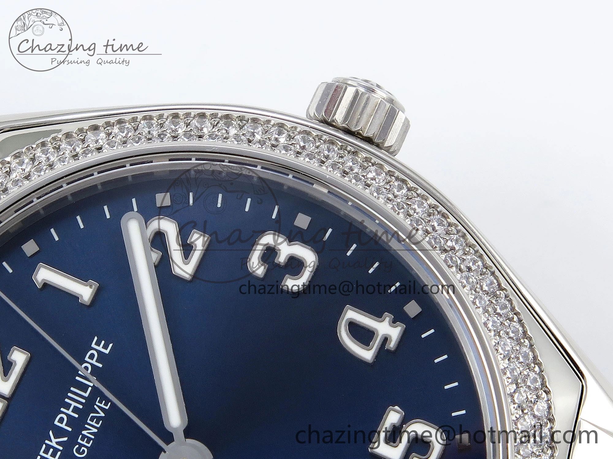 Twenty~4 7300 1200A SS PPF 1:1 Best Edition Blue Dial on SS Bracelet A324 Super Clone