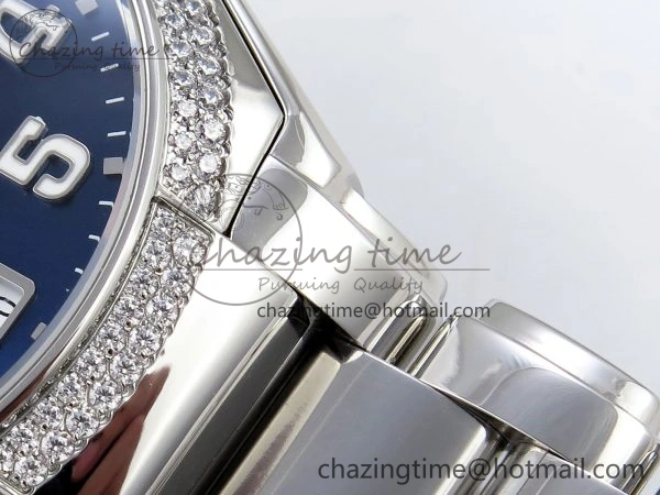 Twenty~4 7300 1200A SS PPF 1:1 Best Edition Blue Dial on SS Bracelet A324 Super Clone