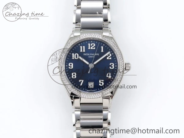Twenty~4 7300 1200A SS PPF 1:1 Best Edition Blue Dial on SS Bracelet A324 Super Clone