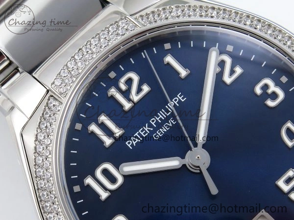Twenty~4 7300 1200A SS PPF 1:1 Best Edition Blue Dial on SS Bracelet A324 Super Clone