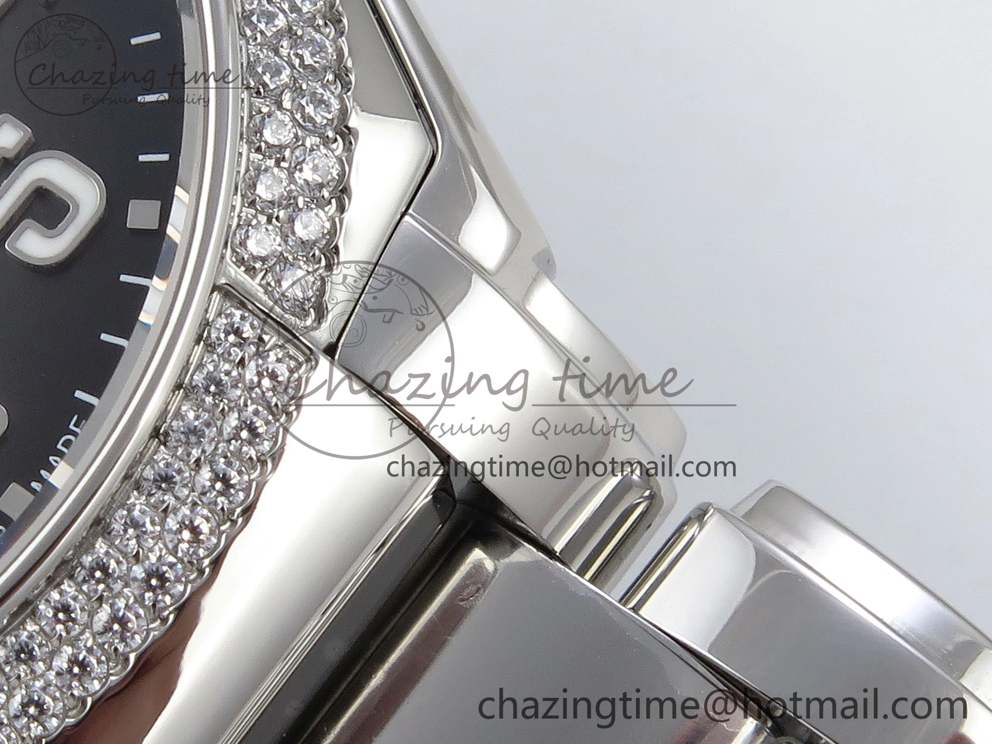 Twenty~4 7300 1200A SS PPF 1:1 Best Edition Gray Dial on SS Bracelet A324 Super Clone
