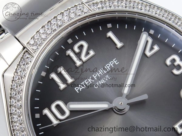 Twenty~4 7300 1200A SS PPF 1:1 Best Edition Gray Dial on SS Bracelet A324 Super Clone