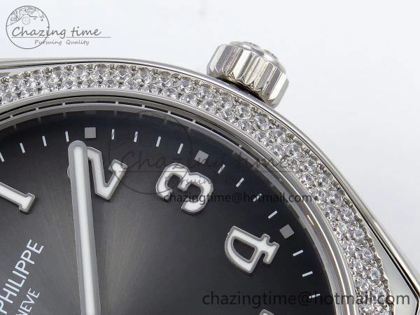 Twenty~4 7300 1200A SS PPF 1:1 Best Edition Gray Dial on SS Bracelet A324 Super Clone