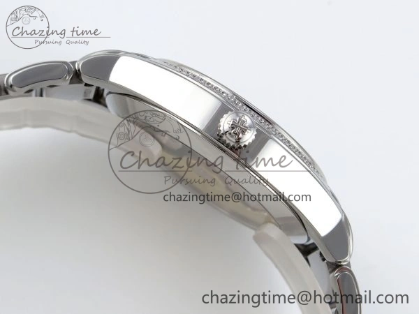 Twenty~4 7300 1200A SS PPF 1:1 Best Edition Green Dial on SS Bracelet A324 Super Clone