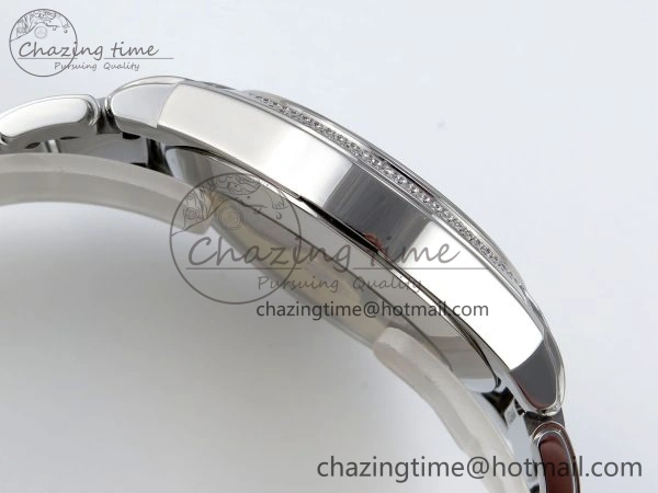 Twenty~4 7300 1200A SS PPF 1:1 Best Edition Green Dial on SS Bracelet A324 Super Clone