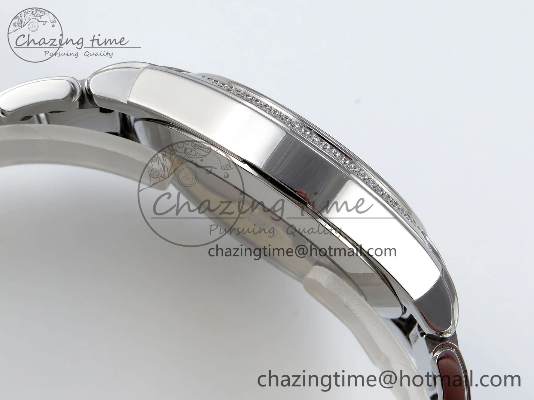 Twenty~4 7300 1200A SS PPF 1:1 Best Edition Green Dial on SS Bracelet A324 Super Clone