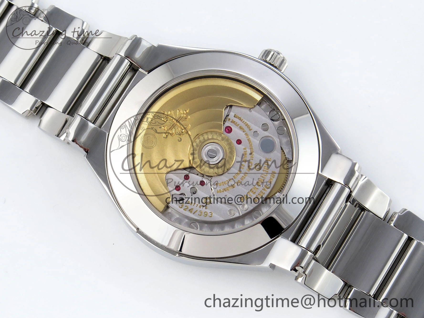 Twenty~4 7300 1200A SS PPF 1:1 Best Edition Green Dial on SS Bracelet A324 Super Clone