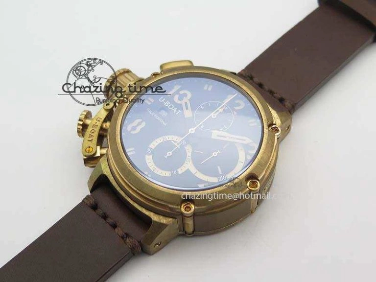 U-51 Chimera Bronzo 1:1 Best Edition Brown Dial On Brown Leather Strap A7750