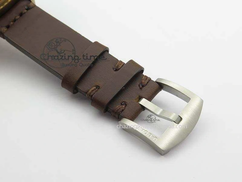 U-51 Chimera Bronzo 1:1 Best Edition Brown Dial On Brown Leather Strap A7750