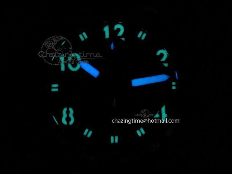 U-51 Chimera Watch Limited Edition Black Dial on Black Leather Strap A7750