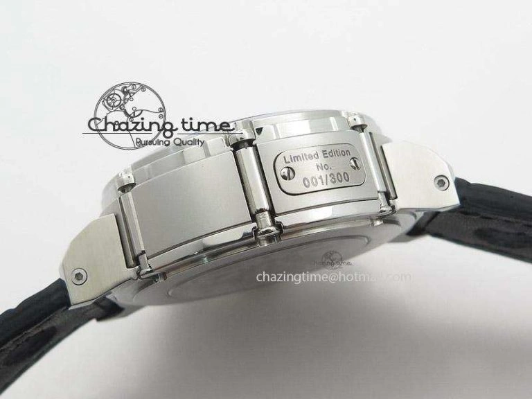 U-51 Chimera Watch Limited Edition Black Dial on Black Leather Strap A7750