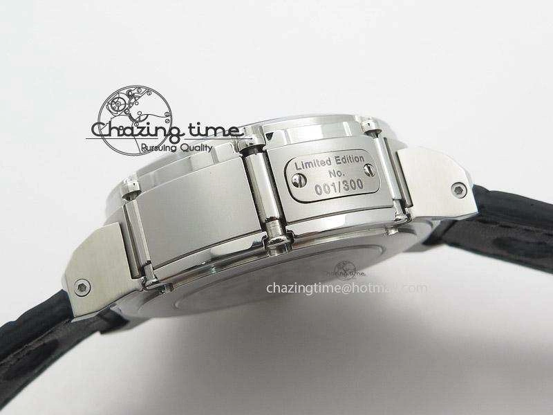 U-51 Chimera Watch Limited Edition Black Dial on Black Leather Strap A7750