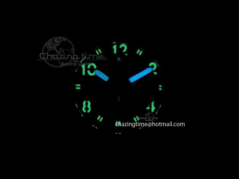U-51 Chimera Watch Limited Edition SS YG Black Dial on Black Leather Strap A7750