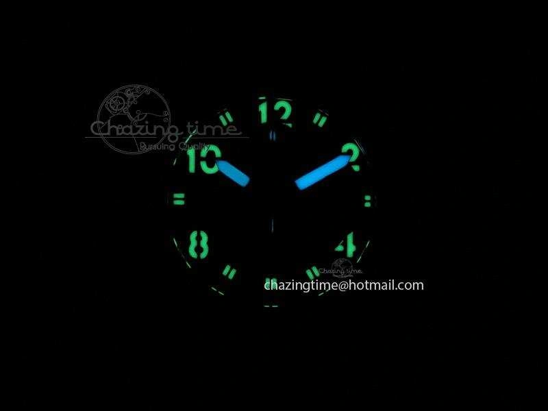 U-51 Chimera Watch Limited Edition SS YG Black Dial on Black Leather Strap A7750