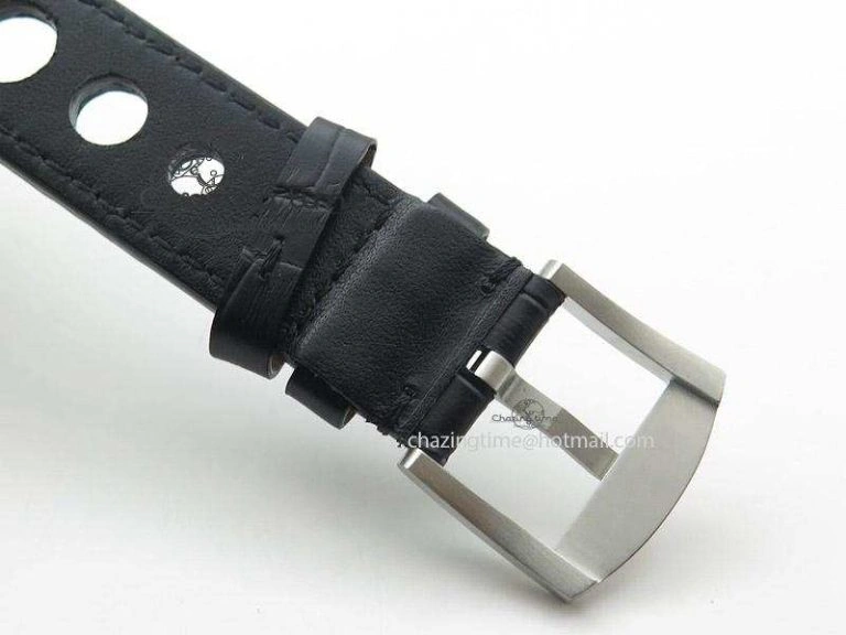 U-51 Chimera Watch Limited Edition SS YG Black Dial on Black Leather Strap A7750