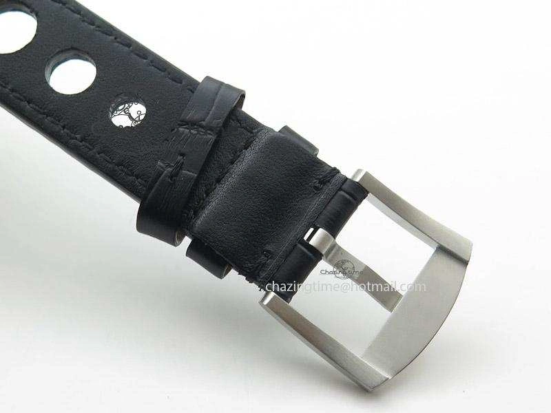 U-51 Chimera Watch Limited Edition SS YG Black Dial on Black Leather Strap A7750
