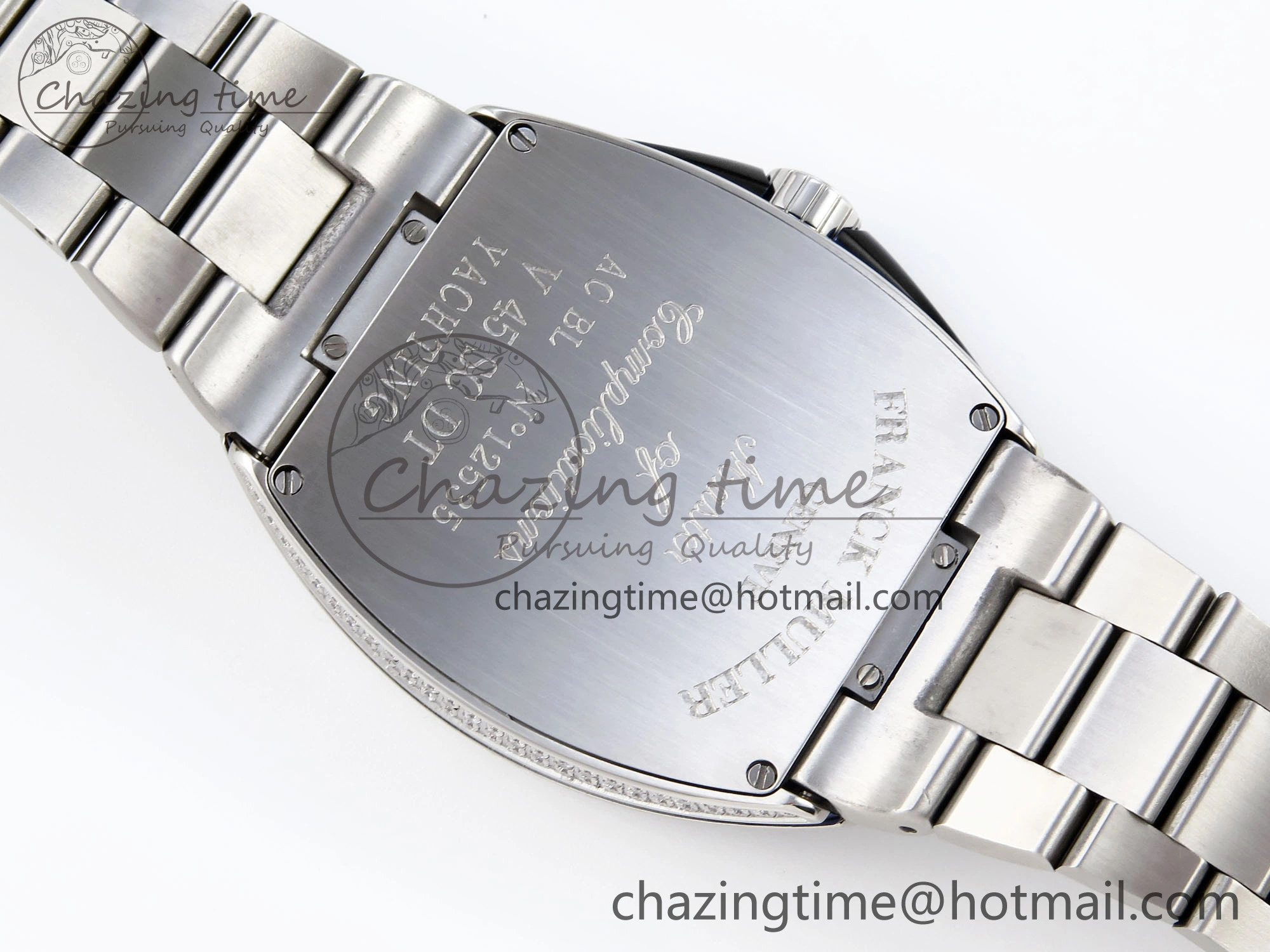 VANGUARD SS BLACK FULL DIAMONDS ABF BEST EDITION DIAMONDS BLUE DIAL ON DIAMONDS BRACELET A2824