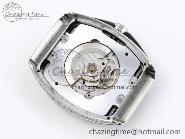 VANGUARD SS BLACK FULL DIAMONDS ABF BEST EDITION DIAMONDS BLUE DIAL ON DIAMONDS BRACELET A2824
