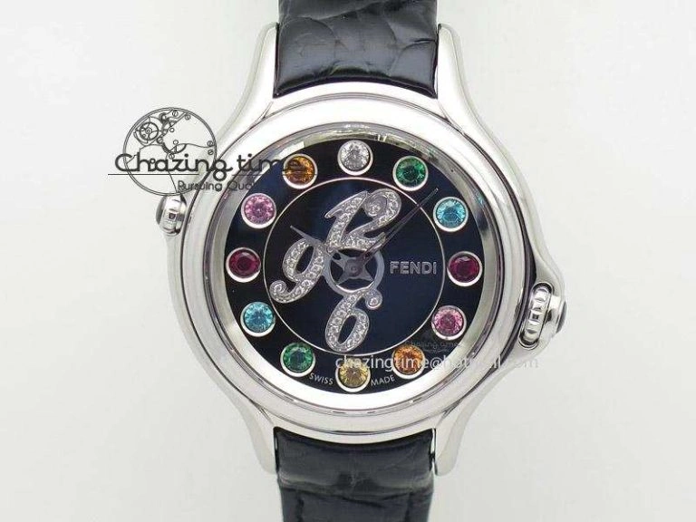 VANGUARD SS BLACK FULL DIAMONDS ABF BEST EDITION DIAMONDS BLUE DIAL ON DIAMONDS BRACELET A2824
