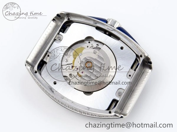 VANGUARD SS BLUE FULL DIAMONDS ABF BEST EDITION DIAMONDS BLUE DIAL ON DIAMONDS BRACELET A2824