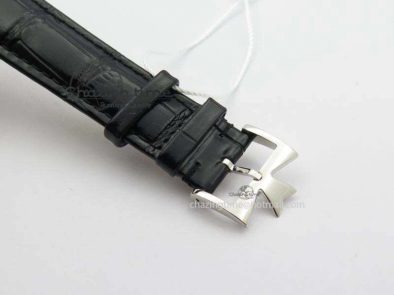 VC Sec@6 SS UT Best Edition Gray Dial Sticks Markers On Black Leather Strap