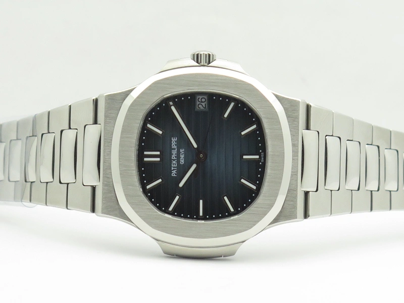 VC Sec@6 SS UT Best Edition Gray Dial Sticks Markers On Black Leather Strap