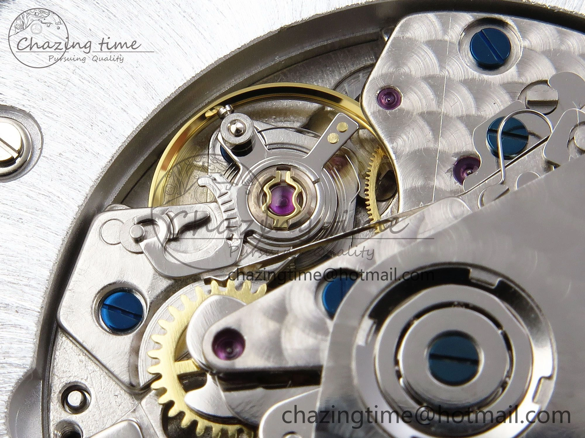 Vanguard Chrono RG ABF 1:1 Best Edition Blue Dial on Blue Nylon Strap A7750