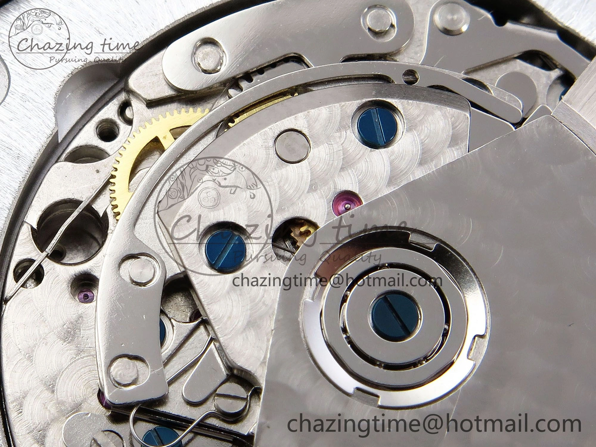 Vanguard Chrono RG ABF 1:1 Best Edition Blue Dial on Blue Nylon Strap A7750