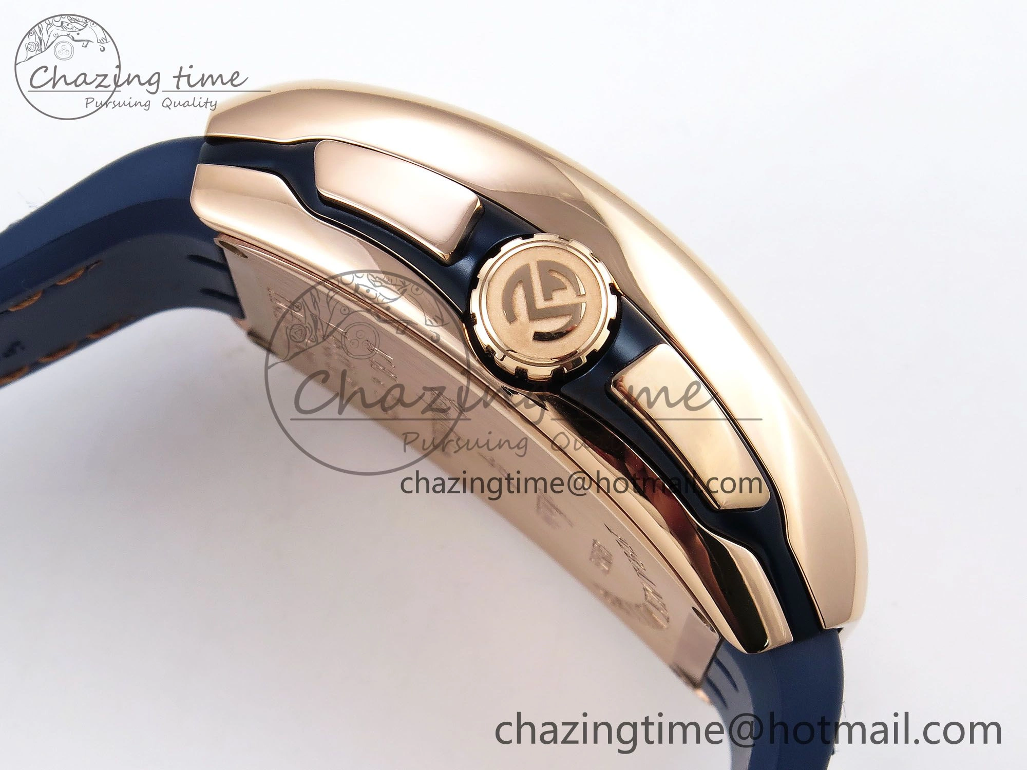 Vanguard Chrono RG ABF 1:1 Best Edition Blue Dial on Blue Nylon Strap A7750