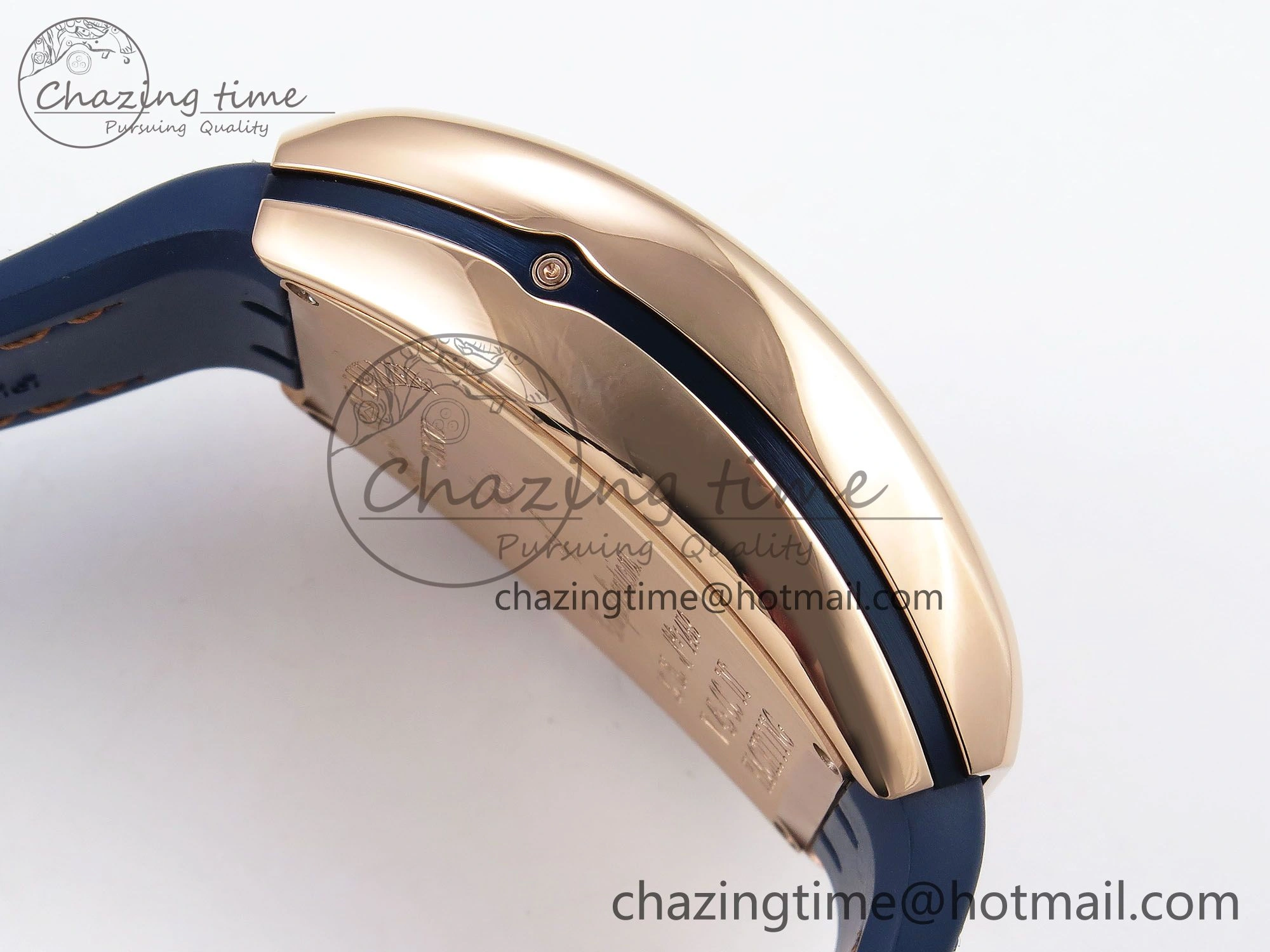 Vanguard Chrono RG ABF 1:1 Best Edition Blue Dial on Blue Nylon Strap A7750