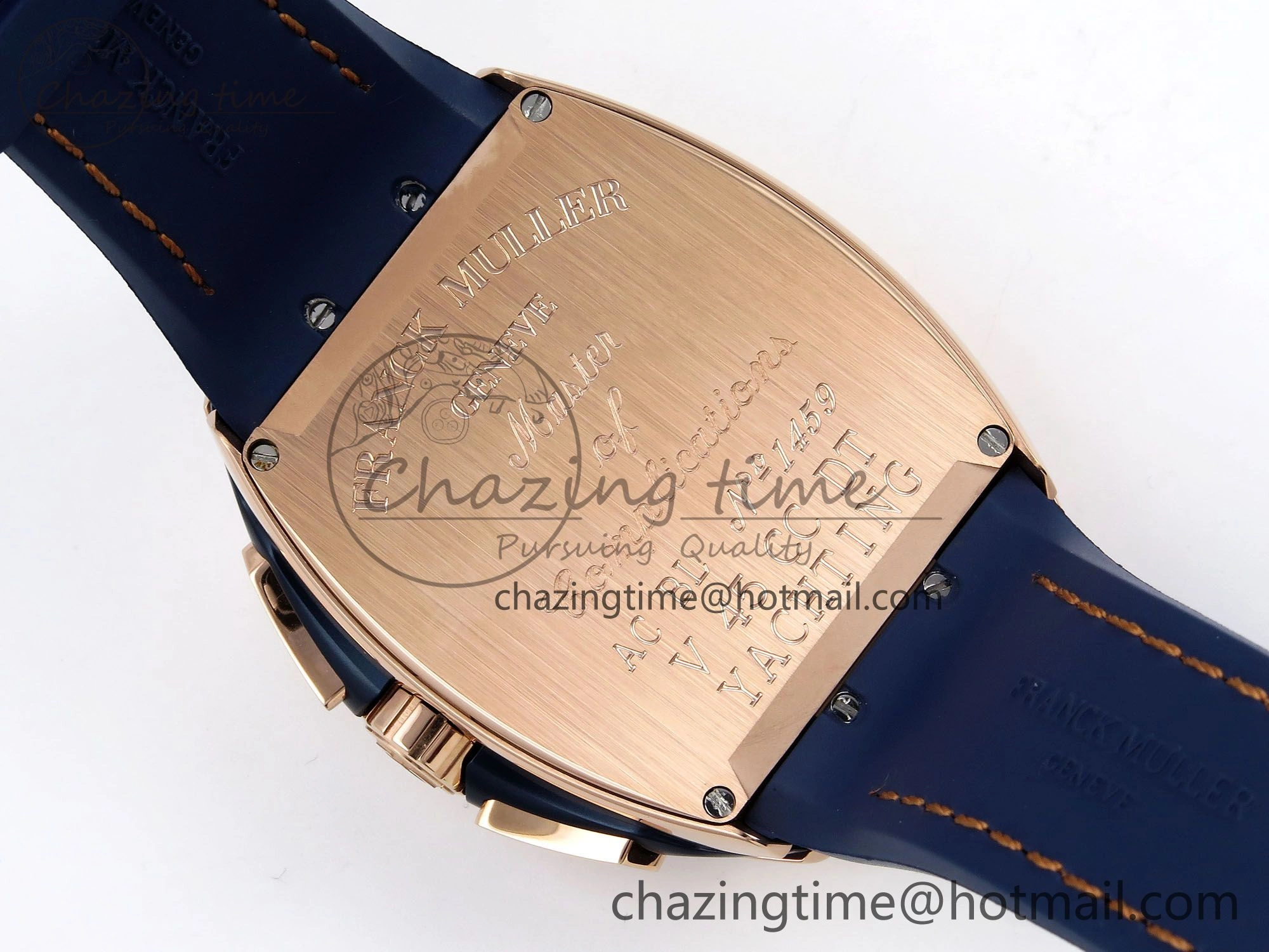 Vanguard Chrono RG ABF 1:1 Best Edition Blue Dial on Blue Nylon Strap A7750