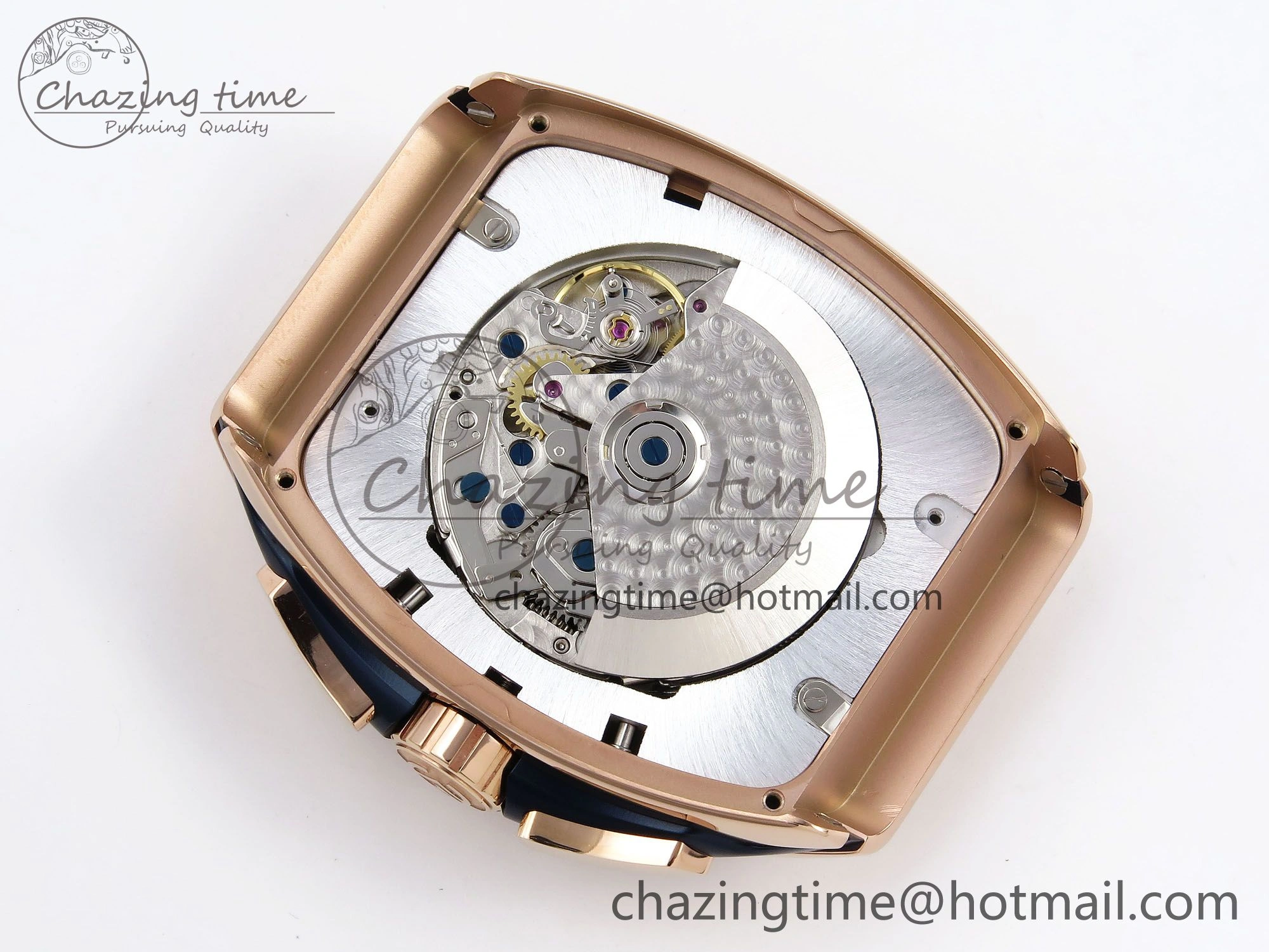 Vanguard Chrono RG ABF 1:1 Best Edition Blue Dial on Blue Nylon Strap A7750