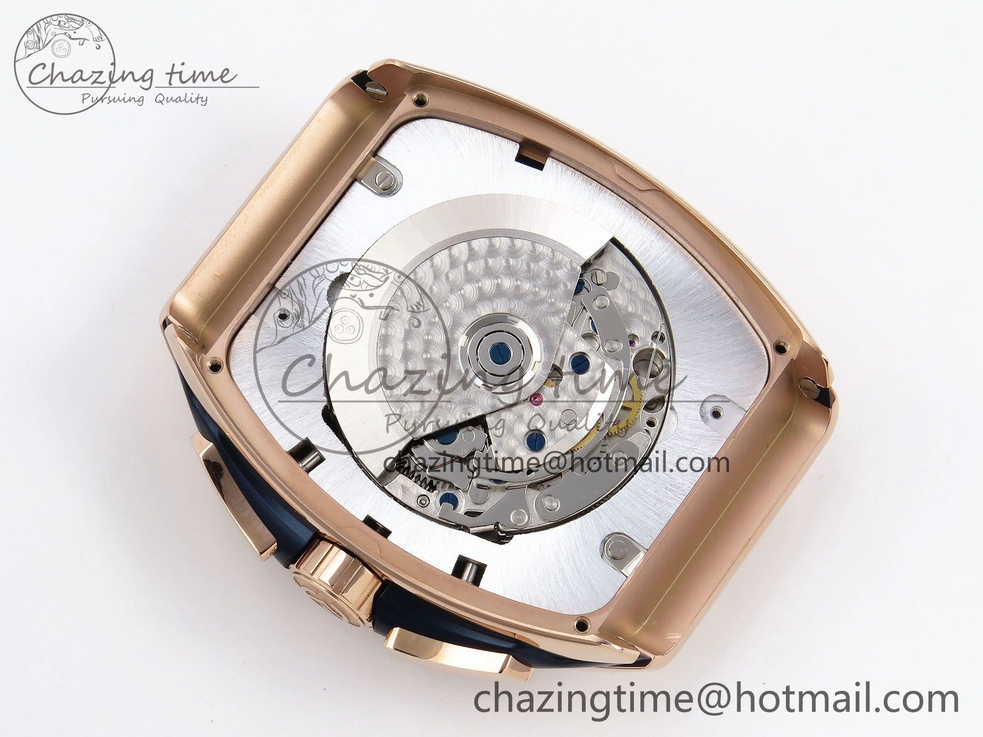 Vanguard Chrono RG ABF 1:1 Best Edition Blue Dial on Blue Nylon Strap A7750