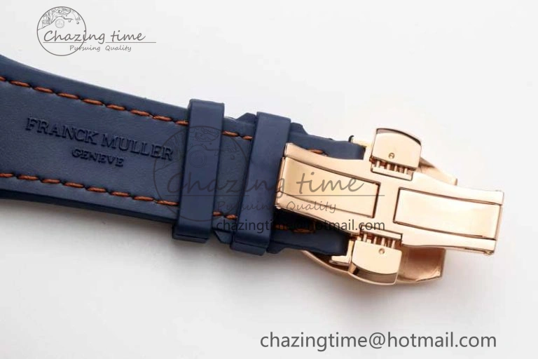 Vanguard Chrono RG ABF 1:1 Best Edition Blue Textured Dial on Blue Gummy Strap A7750