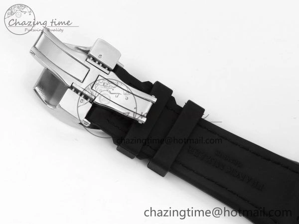 Vanguard Chrono SS ABF 1:1 Best Edition Black Dial on Black Leather Strap A7750