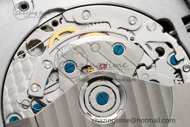Vanguard Chrono SS ABF 1:1 Best Edition Blue Textured Dial on Blue Nylon Strap A7750