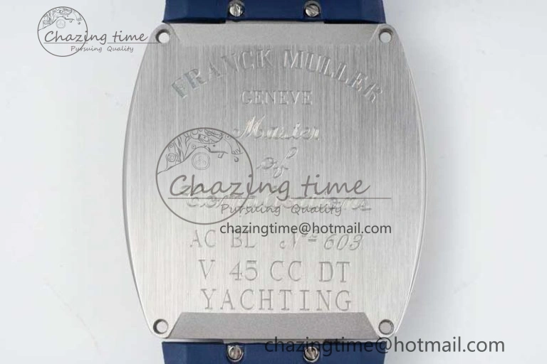 Vanguard Chrono SS ABF 1:1 Best Edition Blue Textured Dial on Blue Nylon Strap A7750