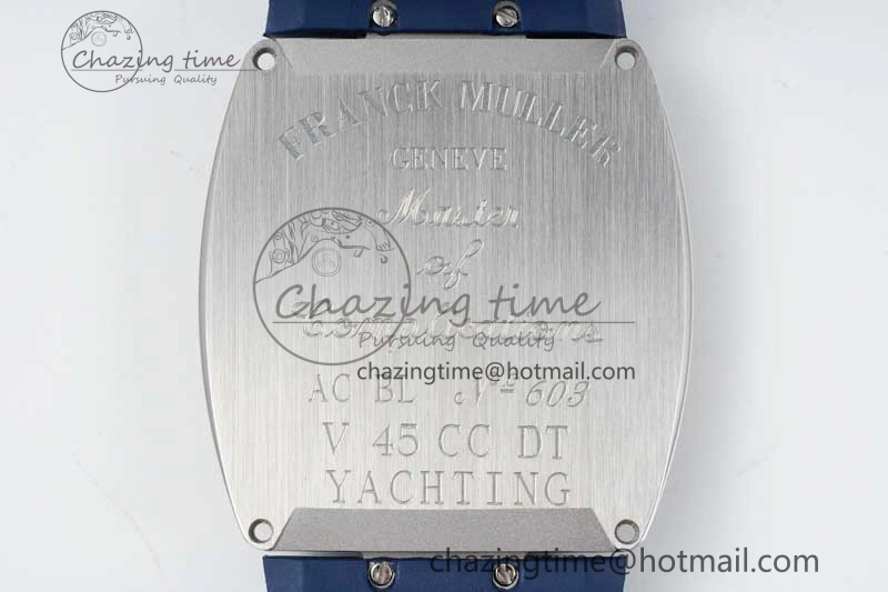Vanguard Chrono SS ABF 1:1 Best Edition Blue Textured Dial on Blue Nylon Strap A7750