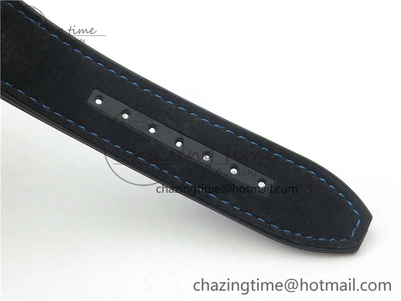 Vanguard Racing Carbon TWF Best Edition Blue Skeleton Dial on Black Rubber Strap NH35A