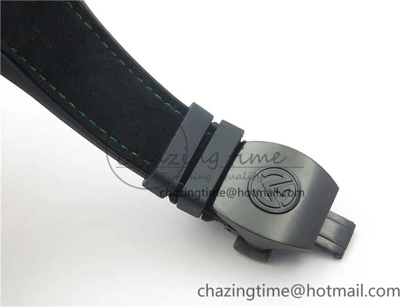 Vanguard Racing Carbon TWF Best Edition Green Skeleton Dial on Black Rubber Strap NH35A