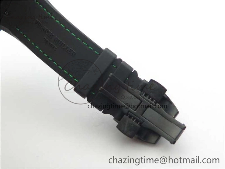 Vanguard Racing Carbon TWF Best Edition Green Skeleton Dial on Black Rubber Strap NH35A