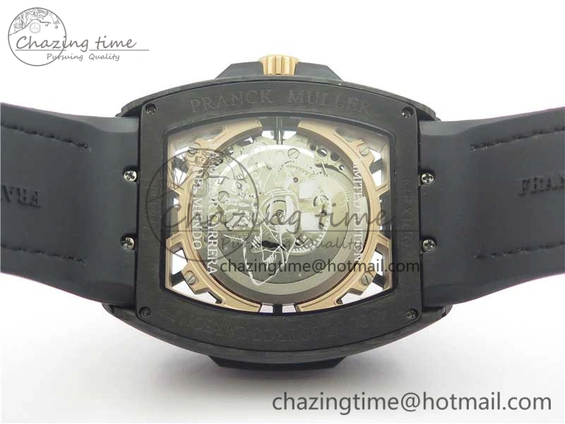 Vanguard Racing Carbon TWF Best Edition Red Skeleton Dial on Black Rubber Strap NH35A