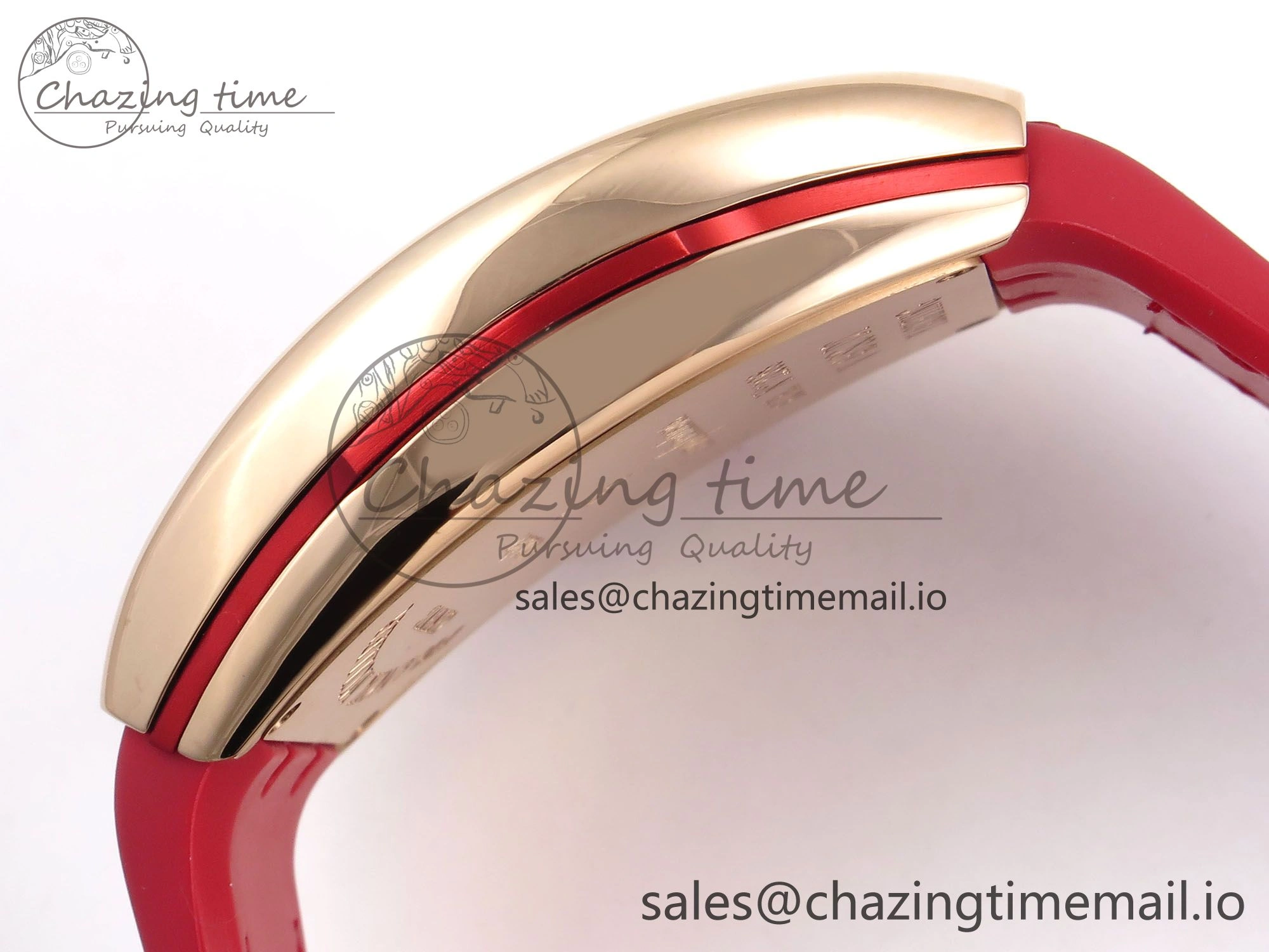 Vanguard Racing Montenegro RG ABF Best Edition Red Dial on Red Leather Strap A2824