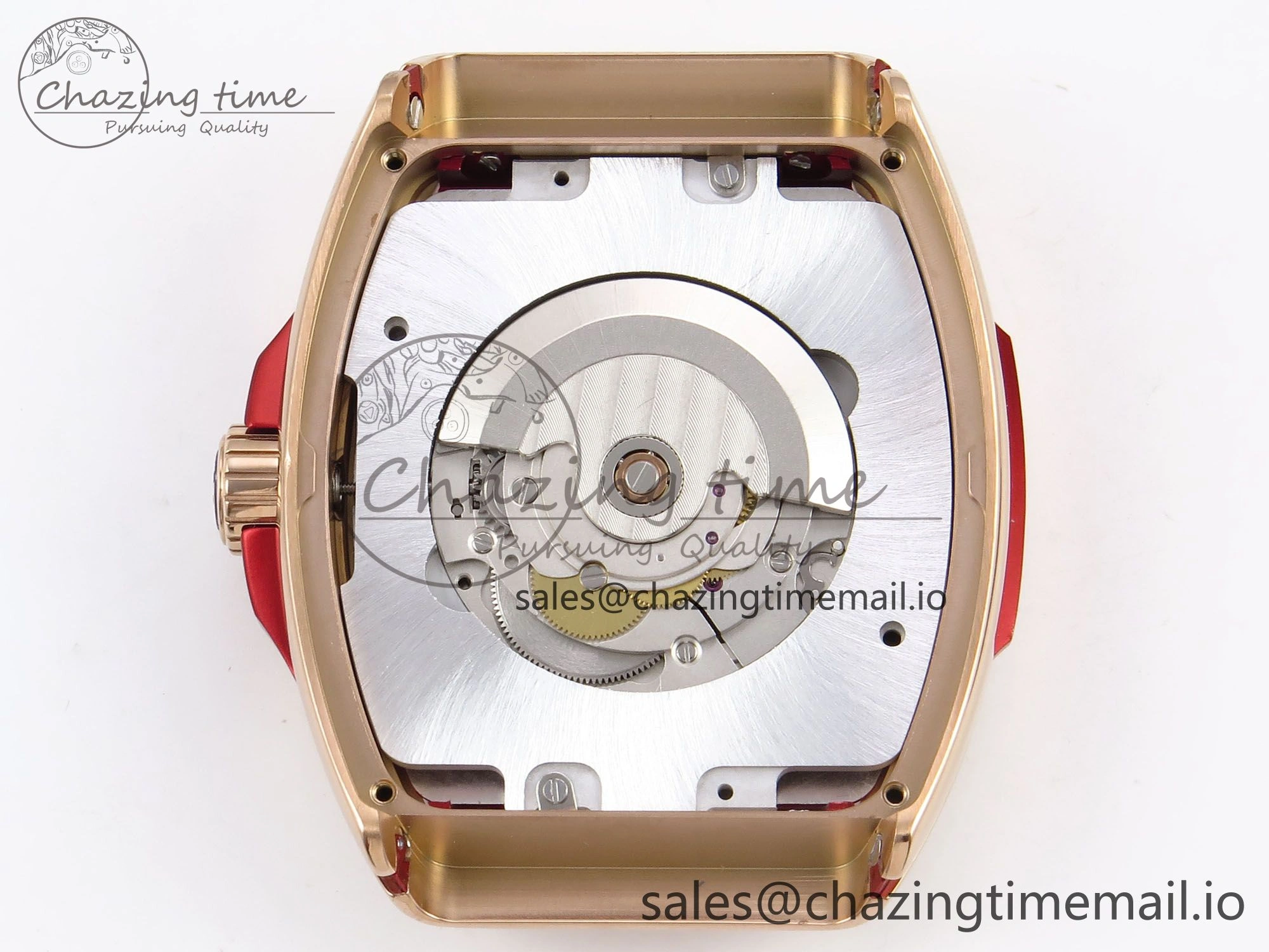Vanguard Racing Montenegro RG ABF Best Edition Red Dial on Red Leather Strap A2824