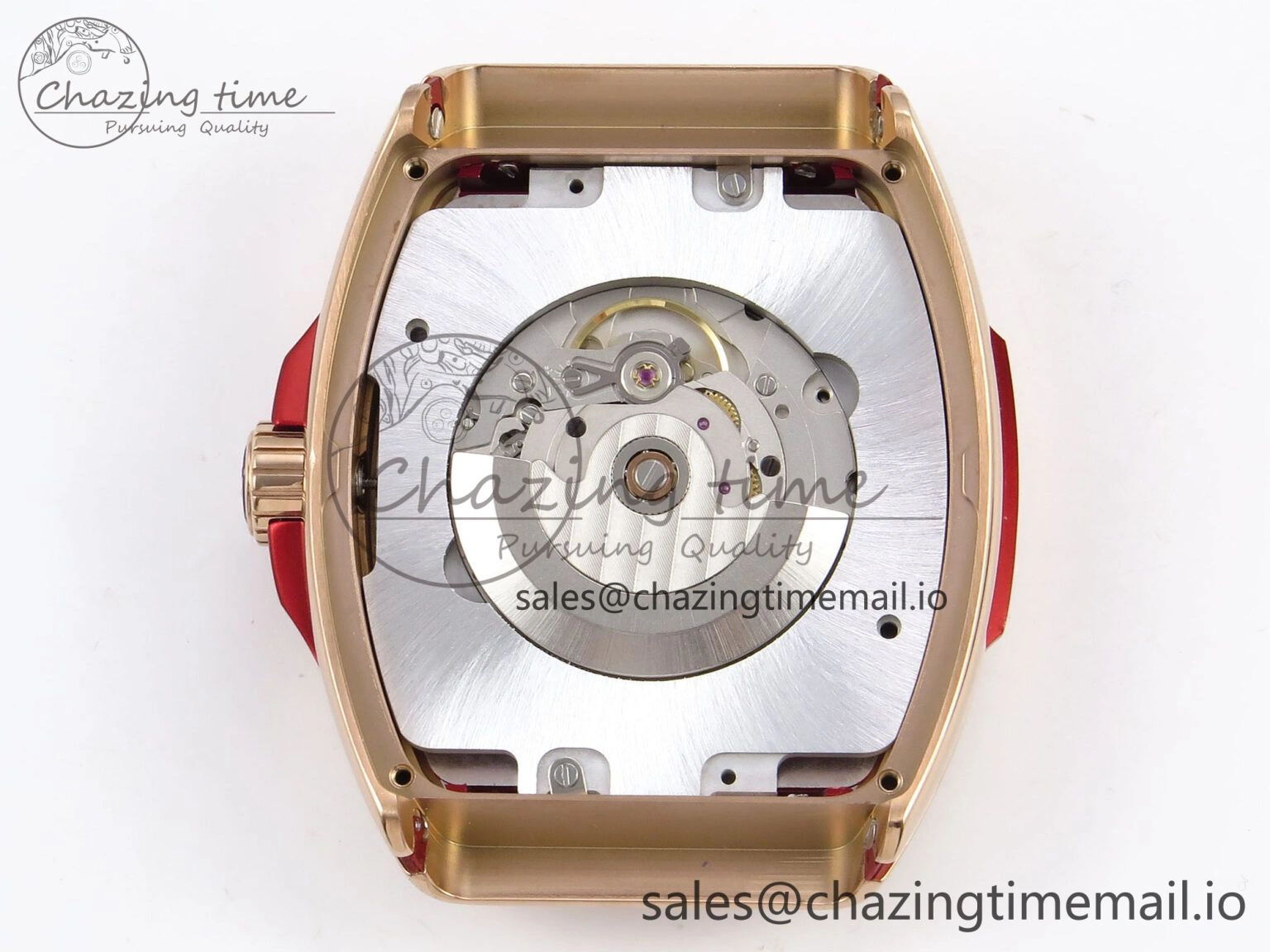 Vanguard Racing Montenegro RG ABF Best Edition Red Dial on Red Leather Strap A2824