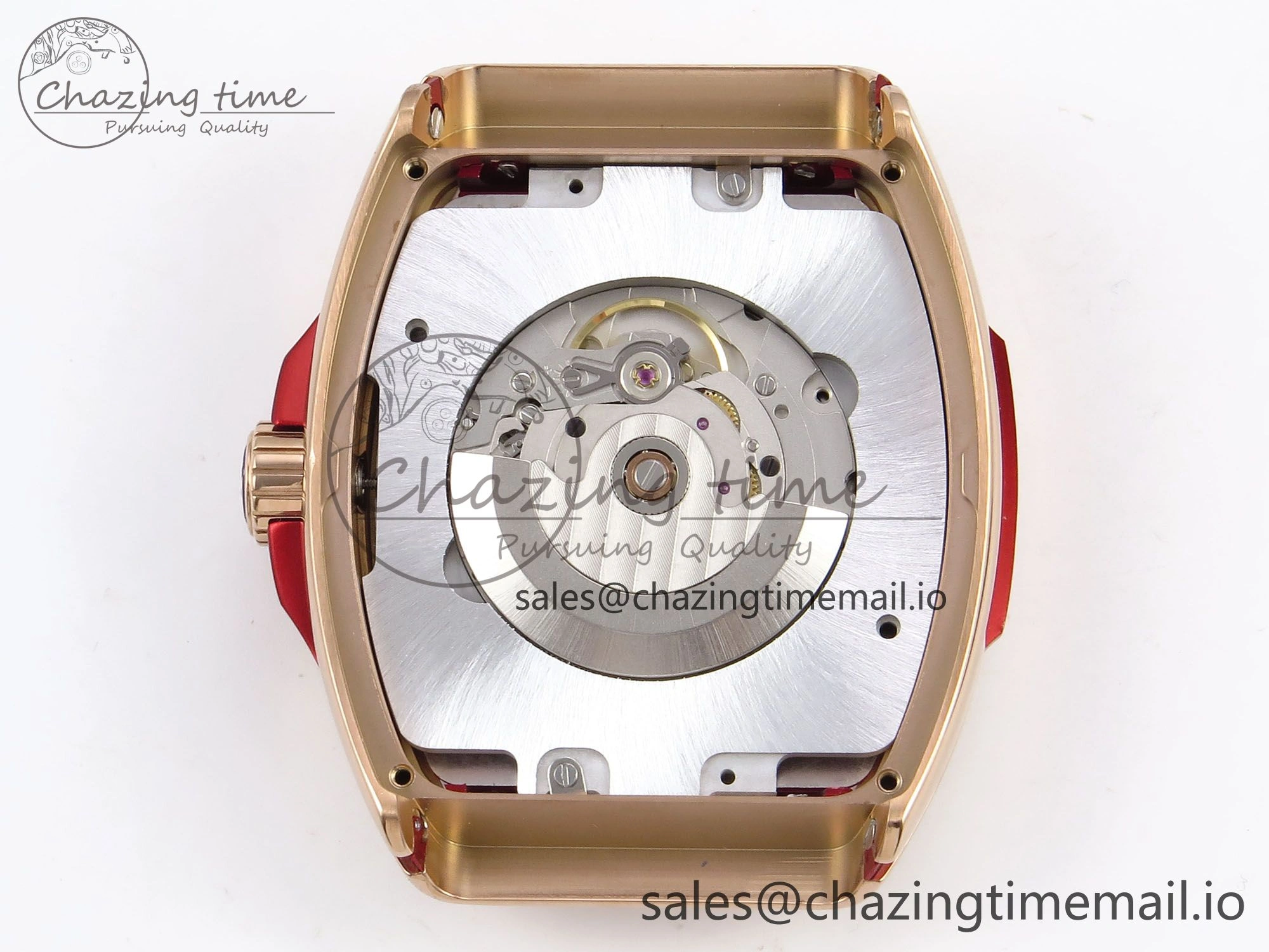 Vanguard Racing Montenegro RG ABF Best Edition Red Dial on Red Leather Strap A2824