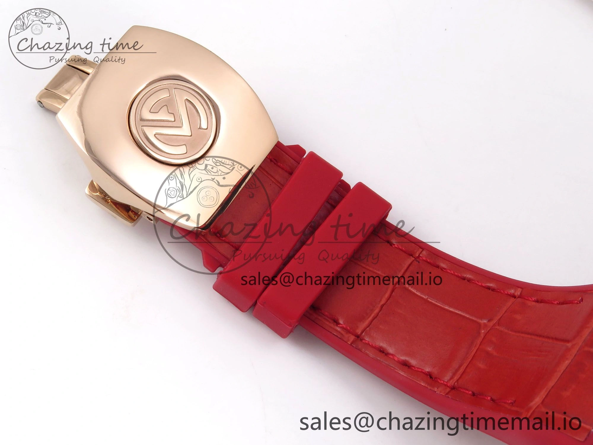 Vanguard Racing Montenegro RG ABF Best Edition Red Dial on Red Leather Strap A2824