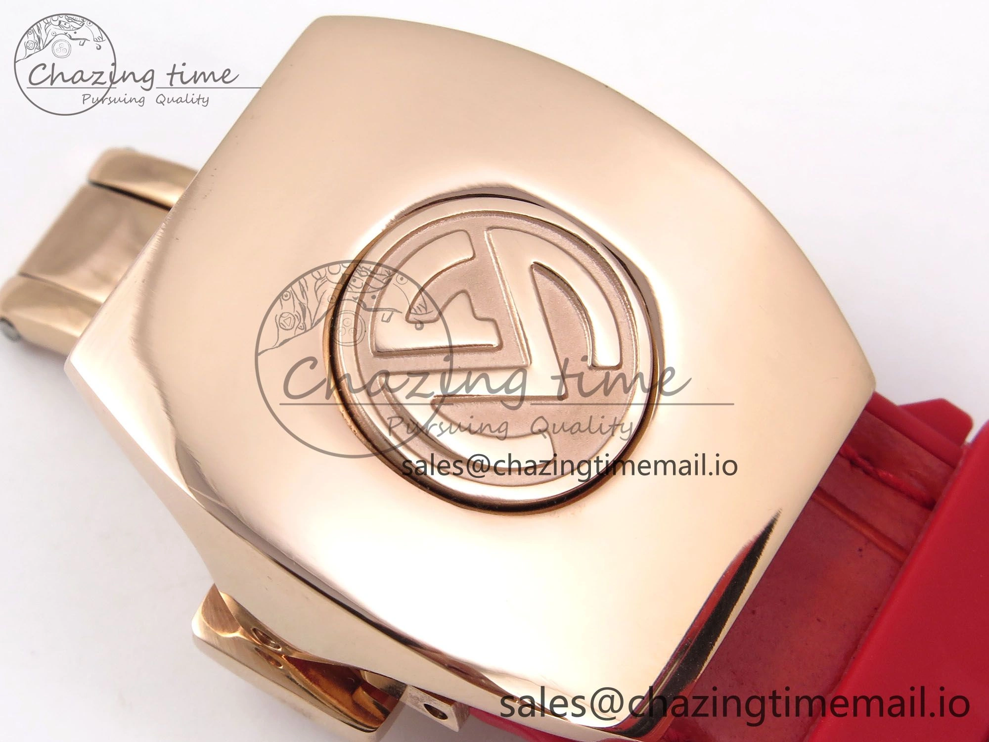Vanguard Racing Montenegro RG ABF Best Edition Red Dial on Red Leather Strap A2824