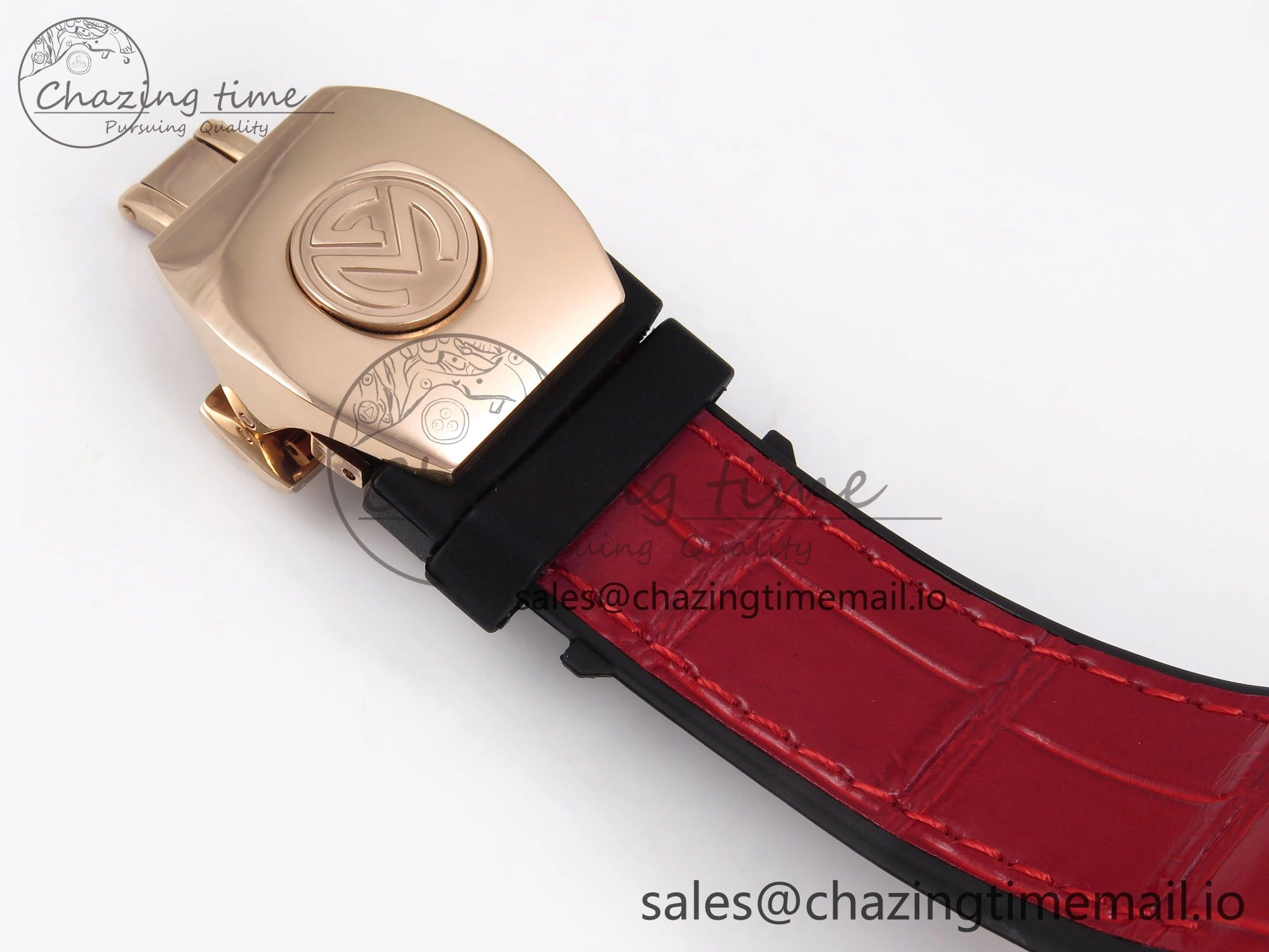 Vanguard Skenderbeu RG ABF Best Edition Red Dial on Red Leather Strap A2824