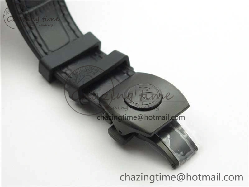 Vanguard V45 All Black DLC ZF 1:1 Best Edition Black Dial on Black Rubber Strap MIYOTA 9015